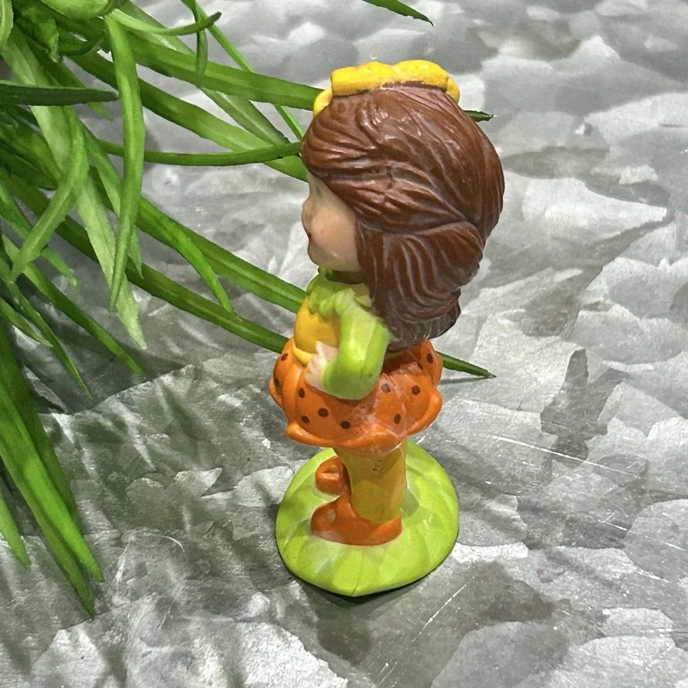 Vintage Avon Little Blossom PVC Mini Figure Lot 1982 Cake Topper‎ Flower Girl